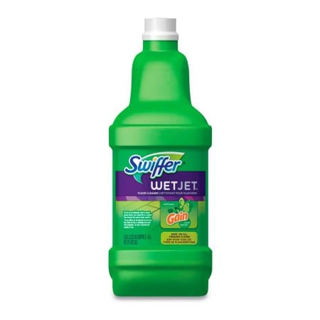 Procter & Gamble Swiffer WetJet System Cleaning Solution Refill -Original Scent, 1.25L Bottle, 4/Carton - 77809